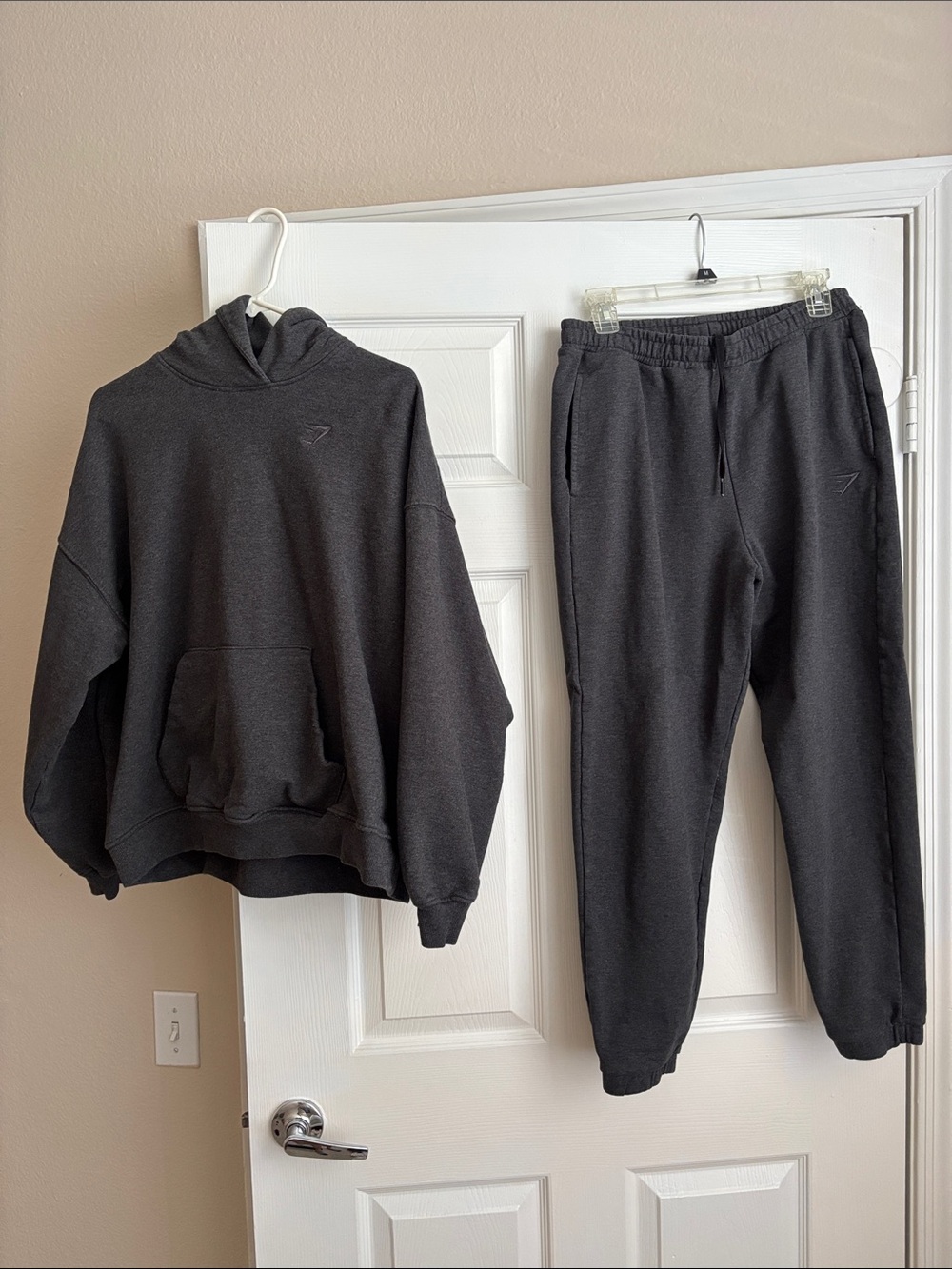 Gymshark Dark Charcoal Hoodie and Joggers Set
